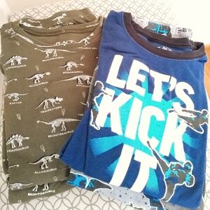 Kids Long Sleeve Cotton Pajamas set of 2 sz 16